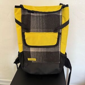 Timbuk2 Brand Day Pack - Small Backpack - Black and Yellow